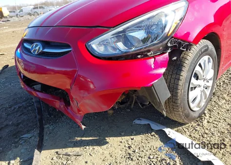 2017 Hyundai Accent Se z USA, uszkodzony, nr VIN KMHCT5AE4HU312673